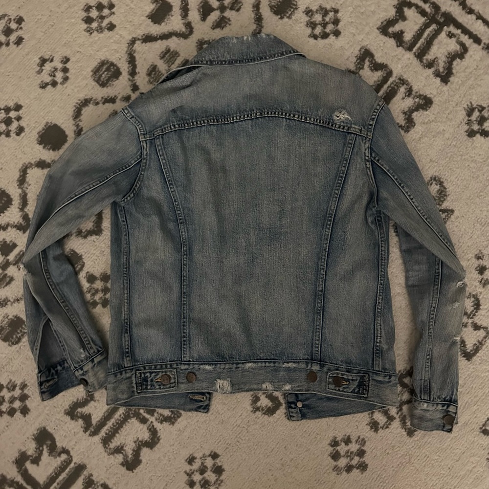 ABLE Merly Denim Distressed Jacket - Picture 6 of 6